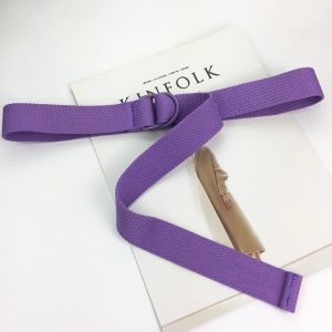 Dây tập yoga cotton 1m83 móc khóa sơn tĩnh điện điều chỉnh an toàn không trơn trượt hỗ trợ tập luyện dụng cụ tập yoga
