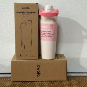 Owala FreeSip Sway 30oz 887ml Cute travel-sized water bottle Leak-Proof Portable for Sports Outdoor Large Capacity Hot Cold Keep Temperature