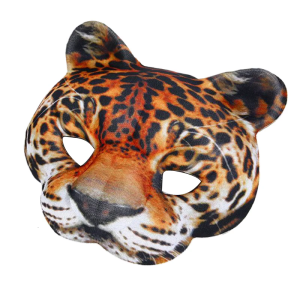 Tigre Mask 3D Animal Half Face Mask Leopard Mask for Halloween Masquerade Cosplay Costumes Party Mask Masquerade Mask