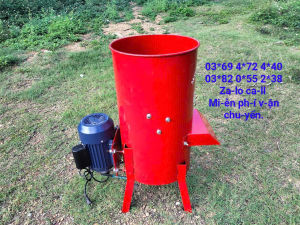 Máy băm rau củ quả động cơ 3kw(4hp) siêu nhanh