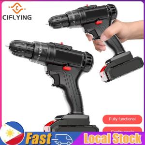 Electric Drill Cordless Drill Driver Multi-Function Electric Screwdriver Variable Speed Small Power Screwdriver Set Rechargeable for Furnishing