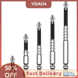 【YIDAO4】 K5 không trượt độ cứng cao bit S2 mạnh mẽ từ 5A đen không trượt chéo đầu khoan điện khoan điện tuốc nơ vít Bit