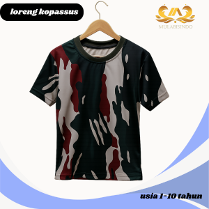 Baju Anak Dry Fit Loreng