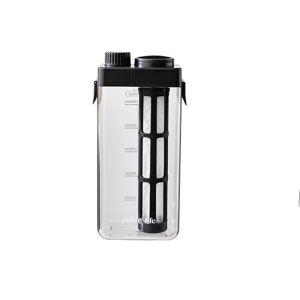 GONOVO 700/1100ml Bình đựng nước lạnh có dấu hiệu Dung lượng lớn Bình làm mát đồ uống Ấm trà Phong cách châu Âu Bình pha cà phê Sử dụng tại nhà
