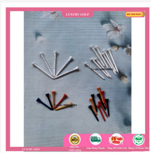 Tee golf gói 10 chiếc chất gỗ xịn dài 5.4 - 8.3cm [ GOLF SUPERMARKET ]