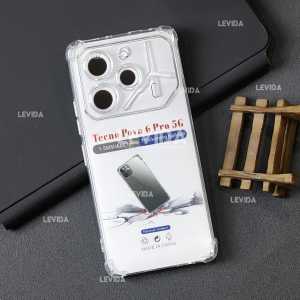 Tecno Pop 5 LTE Tecno Pova 6 5G Tecno Pova 6 Pro Case Airbag Clear Case Shockproof Case Tecno Pop 5 LTE Tecno Pova 6 5G Tecno Pova 6 Pro AB-01