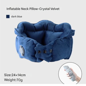 Inflatable Neck U-Shaped Pillow Lightweight Travel Air Pillow (Singapore Seller)