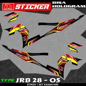 STIKER STRIPING JUPITER Z 115 ROBOT STICKER PREMIUM BISA HOLOGRAM JRB 28