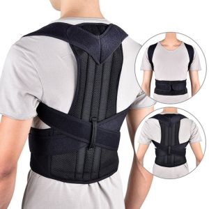 BOULDER Original Back Supporter For Back Pain Adjustable Back Posture Posture Corrector Straps Trainer Shoulder Lumbar Brace Spine Support Belt Adjustable Adult Corset Posture Correction Belt Body Health Care