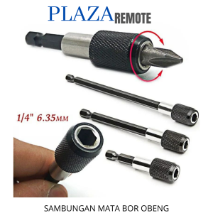 Extension Rod ADAPTER SAMBUNGAN MATA OBENG HEXAGONAL MAGNETIC 1/4 6.35 MM 60 100 150 MM