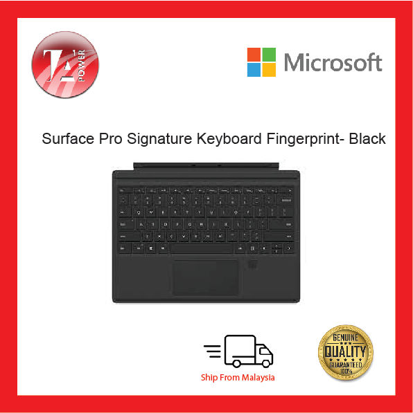 Microsoft Surface Pro Signature Keyboard Fingerprint Black (8XG00015