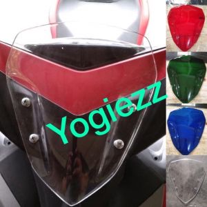Windshield aerox visor aerox flyscreen Yamaha aerox model standart racing thailand front shield visor aerox windshield aerox lama baru