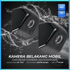COD Hippcron Kamera Belakang Mobil Car Rear Camera Waterproof CCD / Kamera Mundur Rear Camera / Kamera Parkir / Kamera Anti Air