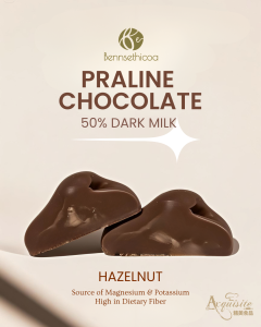 BennsEthicoa 50% Praline Chocolate Hazelnut | Premium Chocolate | Chocolate Snack