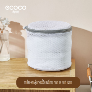 Túi lưới giặt kháng khuẩn ECOCO co giãn đa chiều bảo vệ quần áo Túi giặt đồ lót thế hệ mới làm sạch và chống biến dạng