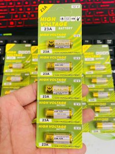 Vỉ Pin ALKALINE 23A 12V Dùng Cho Remote RFCửa CuốnKhóa Xe Máy Chuông Cửa Thoát Hiểm