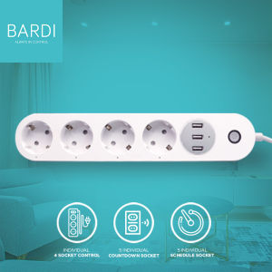 BARDI Smart Extension Power Strips (Smart Stop Kontak WIFI)