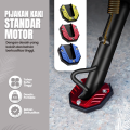 HOHODALINK Cover Standar Samping Motor Sepatu Pijakan Kaki Motor Full CnC Cocok Untuk Semua Jenis Motor. 