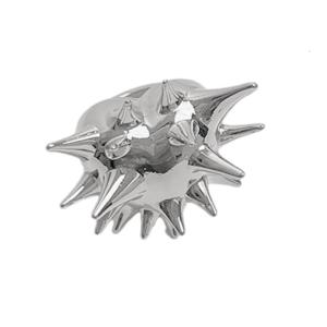 Elegant Sea Urchin Inspired Ring Contemporary Alloy Finger Hiphop Punk Style Womens Fashion Accessory