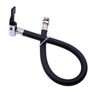 Dây bơm bánh xe máy xe đạp xe hơi dạng đầu búa ( Mã 36) - chân 12 - van kẹp tự khóa chặt chịu áp lực lớn