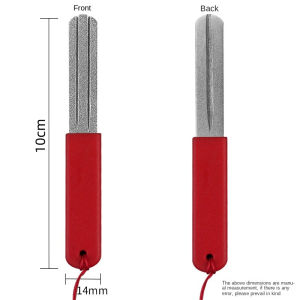 NALANILI 2Pcs Đá Cương Dụng cụ mài lưỡi câu cá Hai Chống trượt Máy mài lưỡi câu cá Di động Lưỡi mài câu cá Để câu cá ngoài trời