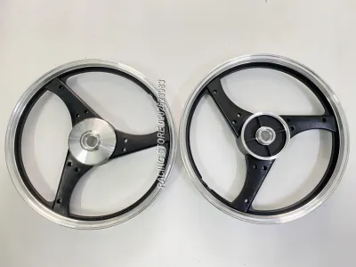 MÂM - VÀNH ĐÚC KIỂU 3 CÂY 3D THẮNG ĐÙM ( 2 PHANH CƠ ) GẮN DREAM WAVE BLADE ANPHA RSX FU...