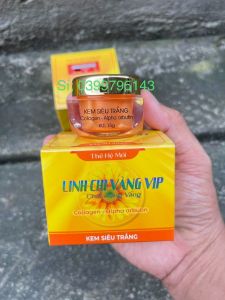 Kem Mụn Nám Trắng Da Thế Hệ Mới Linh Chi Vàng Víp 15g