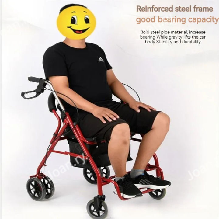 elderly%20leisure%20four-wheel%20shopping%20cart%20with%20chair%20walker%20Elderly%20walker%20trolley%20can%20push%20and%20sit%20shopping%20cart%20-%20Image%205
