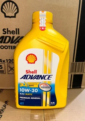 OLI SHELL ADVANCE AX5 MATIC 800 ML 100% ASLI