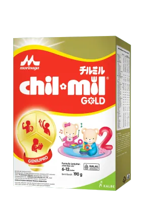 Morinaga Chil Mil Gold Geniupro Formula Bayi Usia 6-12 Bulan 190g