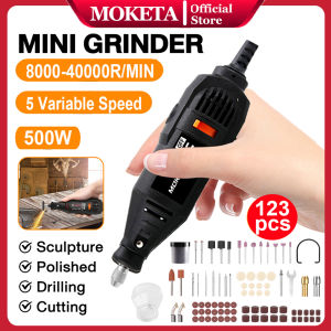 Moketa 2026 NEW Mini Grinding Tool electric drill set 123 Pcs mini Rotary Grinder multi tool