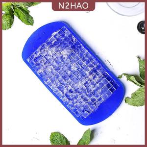 N2HAO  Silicone mini ICE CUBE khay nhỏ Ice Cube Khuôn Silicone Ice Cube Maker có thể gập lại Ice Cube khay bếp Popsicle khuôn