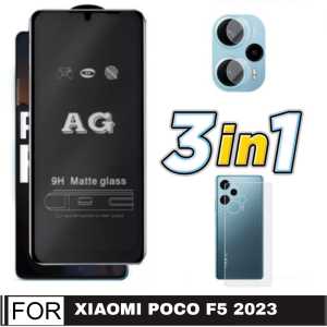 PAKET 3 INC 1 TEMPERED GLASS AG MATTE / KACA HITAM / ANTI MINYAK XIAOMI POCO F5 / INFINIX SMART 8 2023 / GT 10 PRO 5G / NOTE 12 2023 / ZERO 5G 2023 / NOTE 30 / NOTE 30 PRO / HOT 30 / HOT 30I / ZERO 20 / HOT 20I / HOT 20 5G 2022