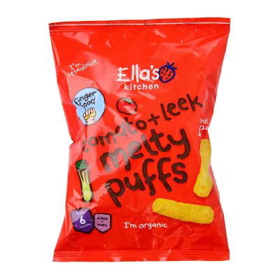 Ellas Kitchen Leek And Tomato Melty Puffs 6+ Months