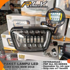 HEADLAMP RX KING DEPAN BELAKANG DAYMAKER LTC 5547 SCARLET - STOP REM FACELIFT