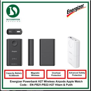 Energizer Powerbank H27 Wireless Airpods Apple Watch
