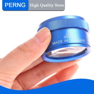 [PERNG] Tehe พรีเมี่ยม30x40มม.แว่นขยายแว่นขยายเลนส์ LOOP Microscope