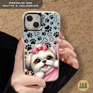 Premium Matte Hardcase IMD for Iphone DU482 Lovly Dog Casing Handphone Hologram Polycarbonate Color