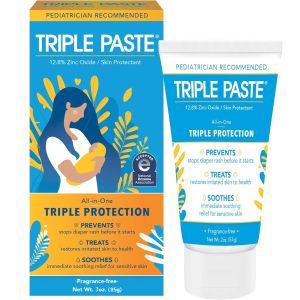 Kem ngăn ngừa hăm tã TRIPLE PASTE TRIPLE PROTECTION 85g với Yến Mạch và Sáp Ong cho trẻ sơ sinh và người lớn của Mỹ