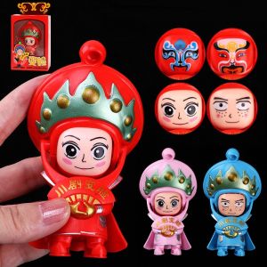 Chinese Sichuan Opera Face Change Doll Device Face-changing Doll Peking Opera Three Kingdoms Face Car Pendant Toys Special Gifts