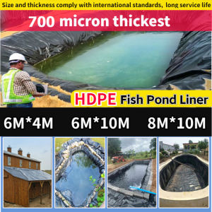 【700 micron thickest】Fish Pond Liner HDPE Geomembrane8X16M /8x10M Fish Pool Pond  Membrane Pools r Pools Rubber pond lining pond lining fish pond lining pond