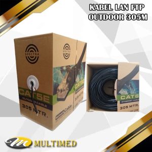 Kabel LAN Outdoor Cat5e 305M FTP 305 Meter 305Meter 1 Rool 1 Dus