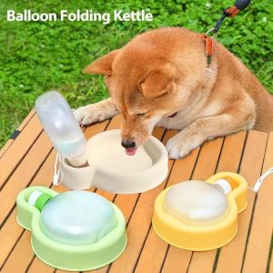 FORUM Foldable Cat Dog Water Bottle Portable 350/500ml Pet Water Dispenser Water Feeder Leak-proof Puppy Cat Drinking Bowl For Travel