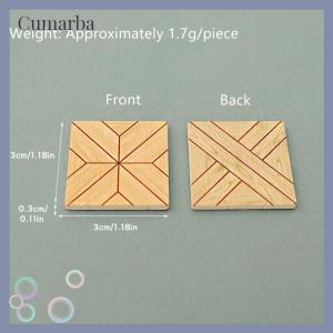 [Cumarba] 5ชิ้น เซ็ตจิ๋วตุ๊กตาพื้นสติกเกอร์กระเบื้องวอลล์เปเปอร์ตุ๊กตาโมเดลห้องครัวห้องน้ำ DIY ตกแต่ง