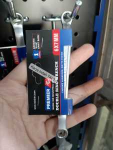 Kunci Pas 6mmX7mm Double Open Wrench Set H&L HnL HL Premier Kunci Ring Pas 6mmX7mm