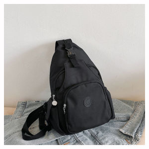 Lightweight Casual Travel Bag Fashionable Chest Bag Multi Compartment Shoulder Bag Students Universal