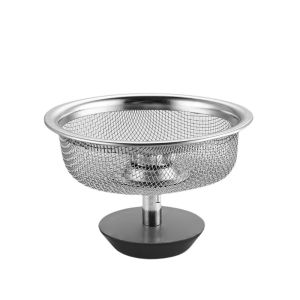 Stainless Steel Sink Filter Sink Strainer Drainer Drain Filter Kitchen Strainer Air Sinki Floor Drain Bathtub Hair Catcher Bathroom Kitchen Accessories