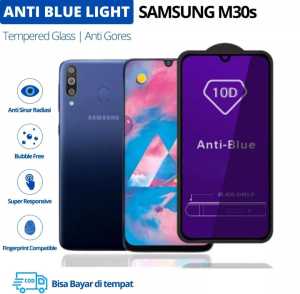 tg anti blue light samsung m30s anti sinar radiasi tempered glass pelindung layar anti gores full screen