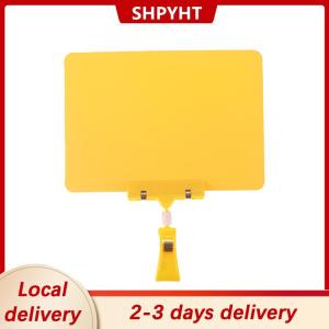 [COD] Ship within 24 hours 1 Pcs Fruit Price Tag Merchandise Display Wear-resistant Sign Holder Clip Food Advertising PVC Waterproof Whiteboard Clip