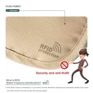 Travel document bag lightweight multifunctional organizer